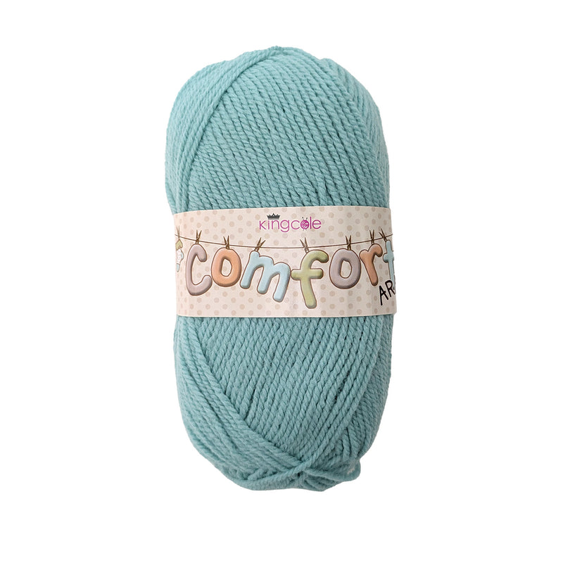 King Cole Comfort Aran Yarn in Duck Egg 3595 - 100g Ball