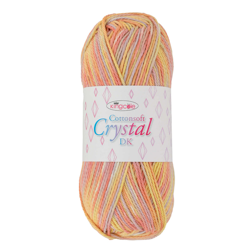 King Cole Cottonsoft Crystal DK Yarn in 5743 - Blush - 100g Ball