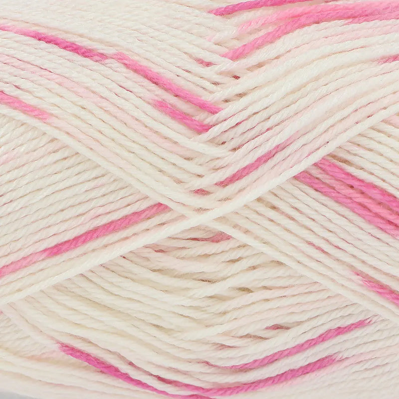 King Cole Dot Dot Dash DK Yarn in Pink 6740 – Anti-Pill Baby Double Knitting Yarn