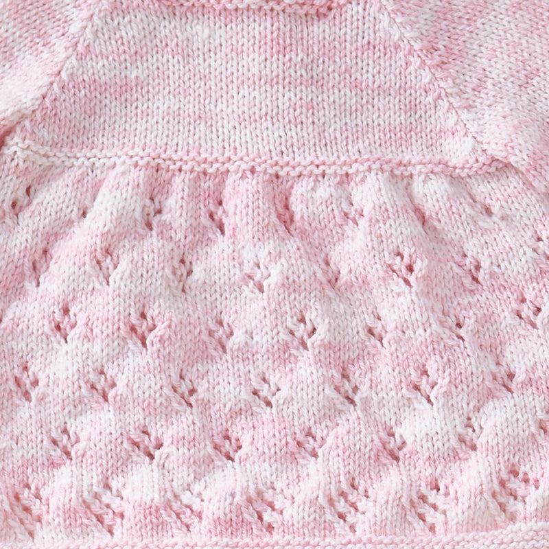 King Cole Little Treasures DK Yarn in 4786 - Pearl - 100g Ball of Pink Mix Wool