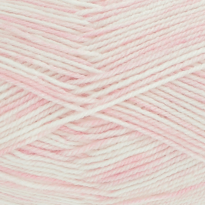 King Cole Little Treasures DK Yarn in 4786 - Pearl - 100g Ball of Pink Mix Wool
