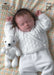 cross over cardigan and teddy bear pattern