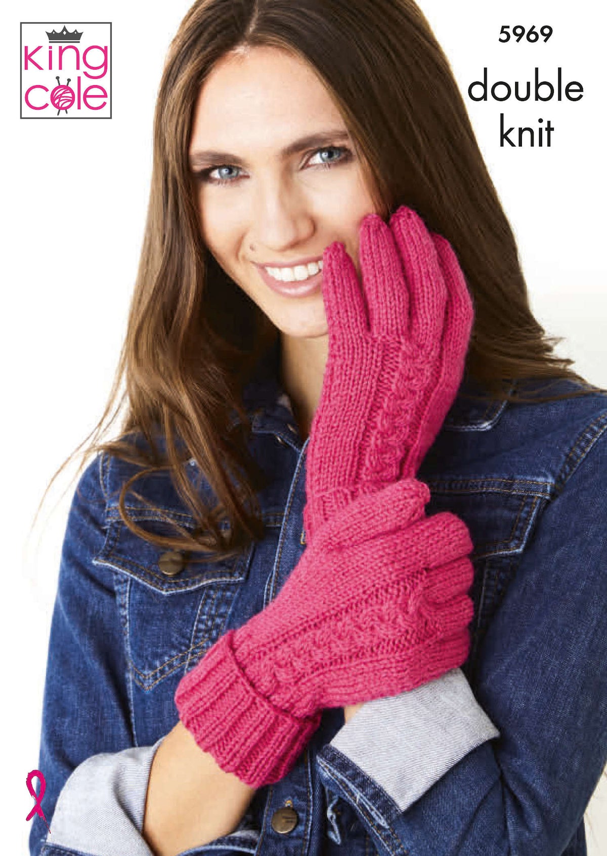 King Cole 5969 Double Knitting Pattern Ladies Gloves & Mittens — Lardedar