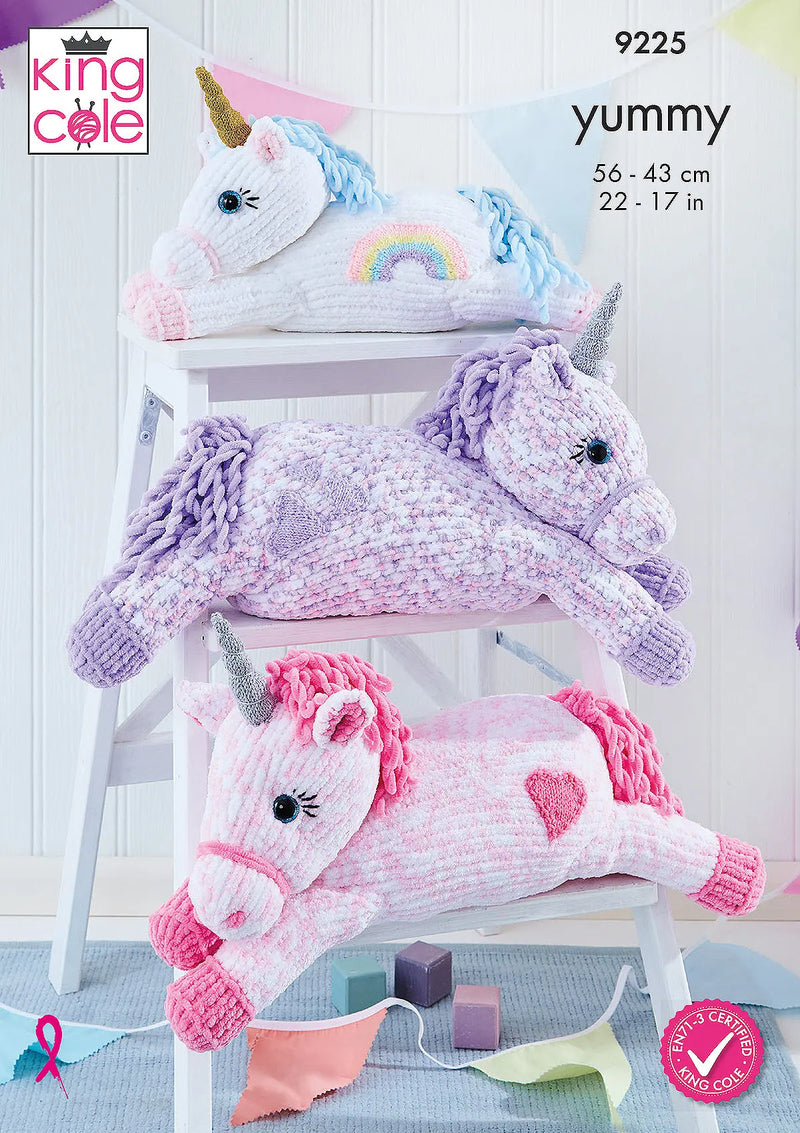 King Cole 9225 Unicorn Toy Knitting Pattern