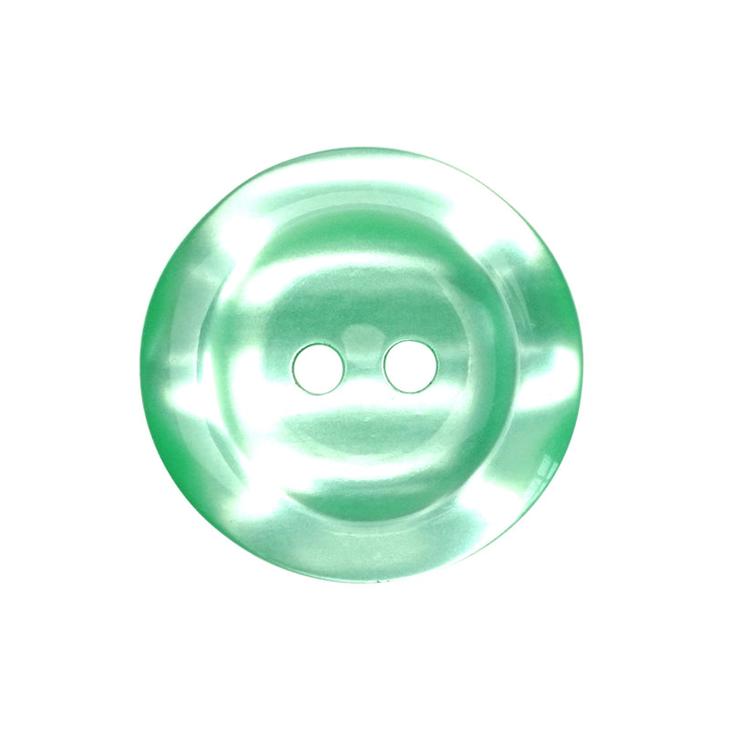 Mint Green Two Tone Cardigan Buttons, Pearly Polyester (10 Pcs) 11.5mm, 15mm, 18mm or 20mm
