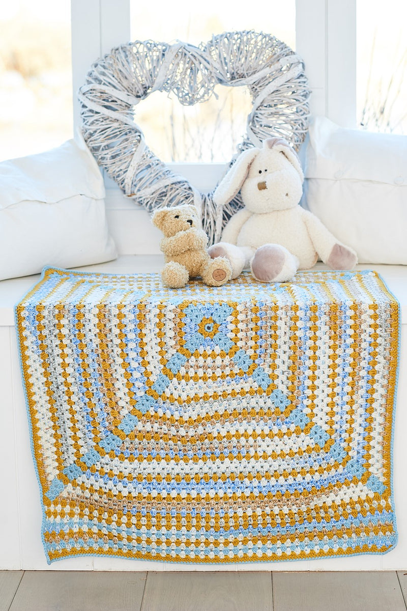 Stylecraft 10065 CROCHET Pattern - DK Tops & Blankets (0-5yrs)