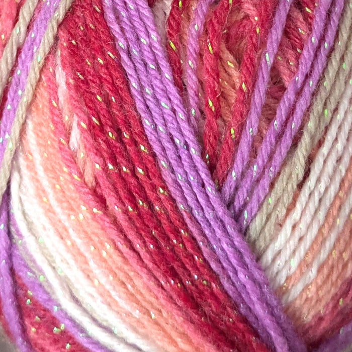 James C Brett Baby Twinkle Print DK Yarn - Redcurrant Jelly BTP41 - 100g Ball