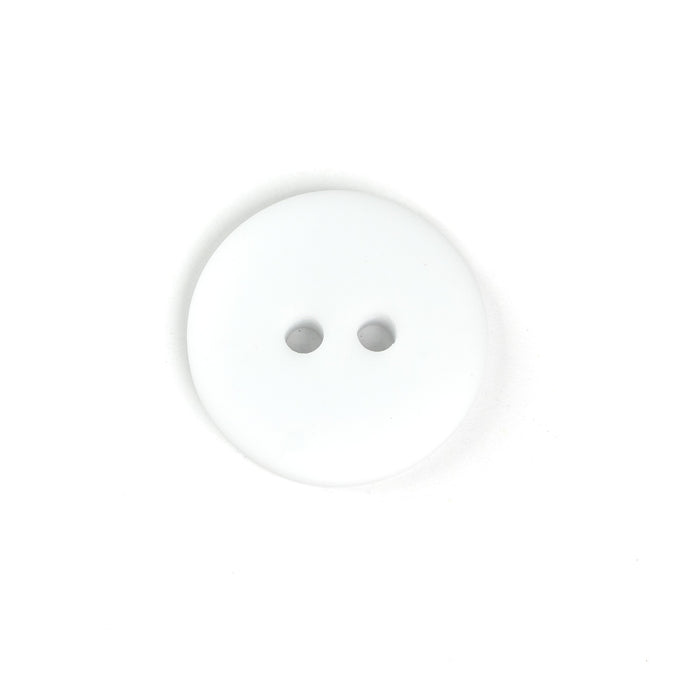 White Matte Smartie Buttons (10 Pcs) 11.5mm, 15mm, 18mm or 20mm