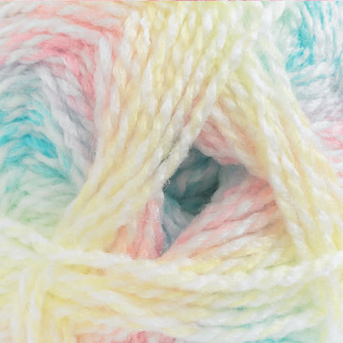 James C Brett Baby Marble DK Wool - BM2 Rainbow - 100g Knitting Yarn