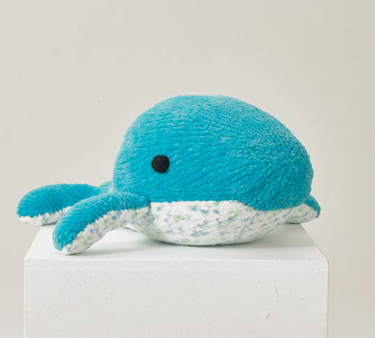 James C Brett JB807 Toy Knitting Pattern -  Flutterby Chunky Whale Pattern (Intermediate Knit)