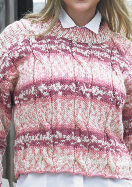 James C Brett Scandi Aran Yarn - A300 Salmon Run - 150g Ball of Wool