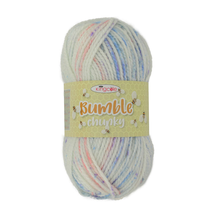 King Cole Bumble Chunky Yarn in Rainbow - 5481 - 100g Ball