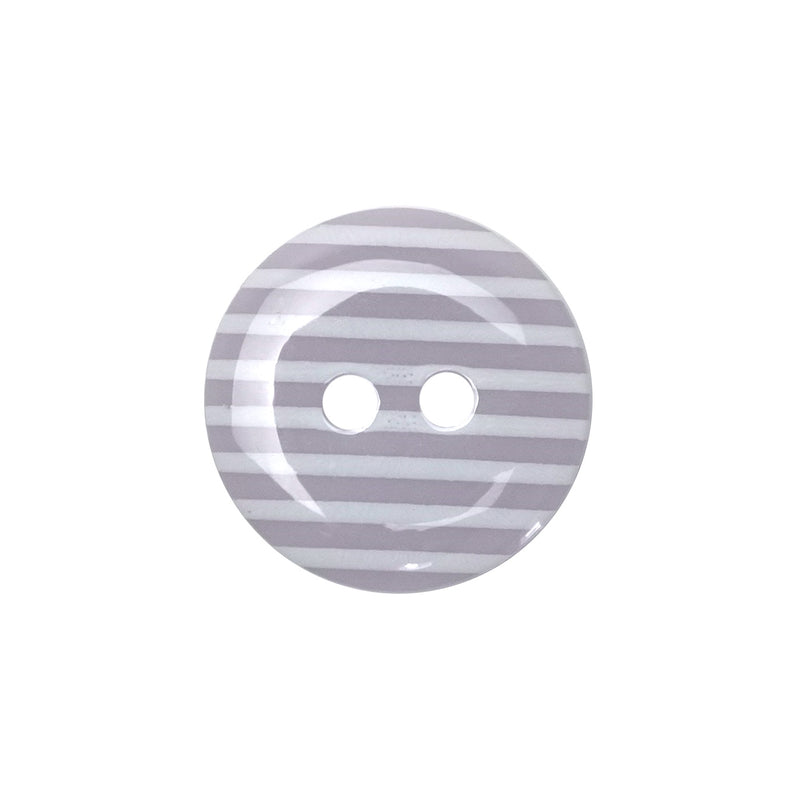 15mm Lilac Striped Buttons (10 Pcs)