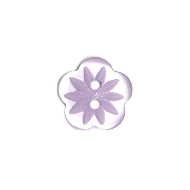 18-FLBTN-T12-18mm Lilac Pearl Effect Flower Button Star Detail-Lardedar