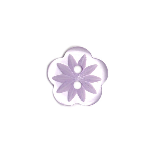 18-FLBTN-T12-18mm Lilac Pearl Effect Flower Button Star Detail-Lardedar