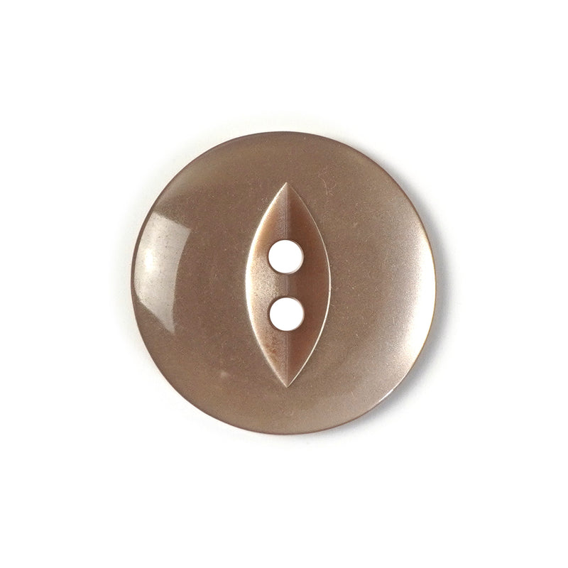 Beige Round Fish Eye Buttons (10pcs) 11mm, 14mm, 16mm or 19mm (T1)