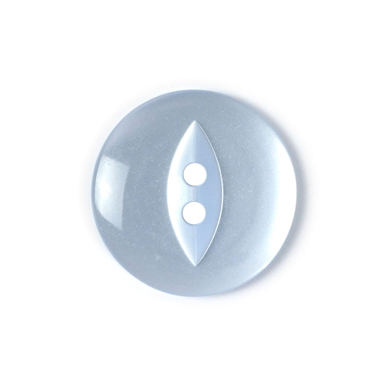 Light Blue Round Fish Eye Buttons 10pcs. 11mm, 14mm, 16mm or 19mm