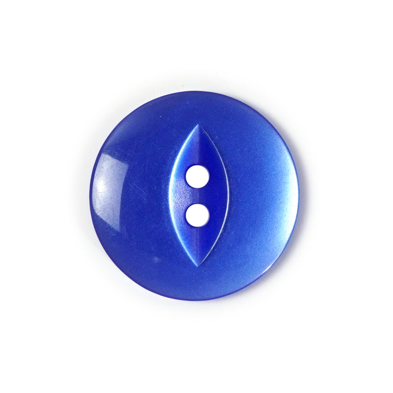 Royal Blue Round Fish Eye Buttons 10pcs. 11mm, 14mm, 16mm or 19mm
