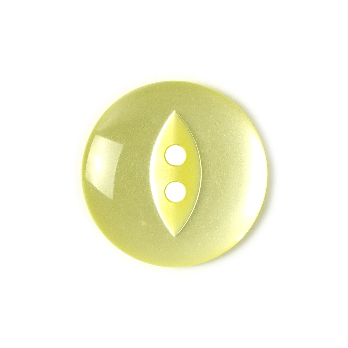 Yellow Round Fish Eye Buttons 10pcs. 11mm, 14mm, 16mm or 19mm — Lardedar