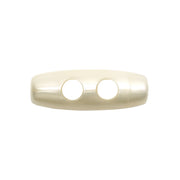 25-TGLBTN-T13-25mm White Pearl Effect Toggle Button-Lardedar