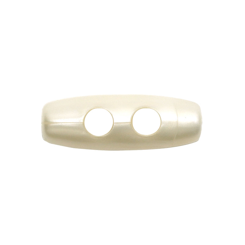 25-TGLBTN-T13-25mm White Pearl Effect Toggle Button-Lardedar