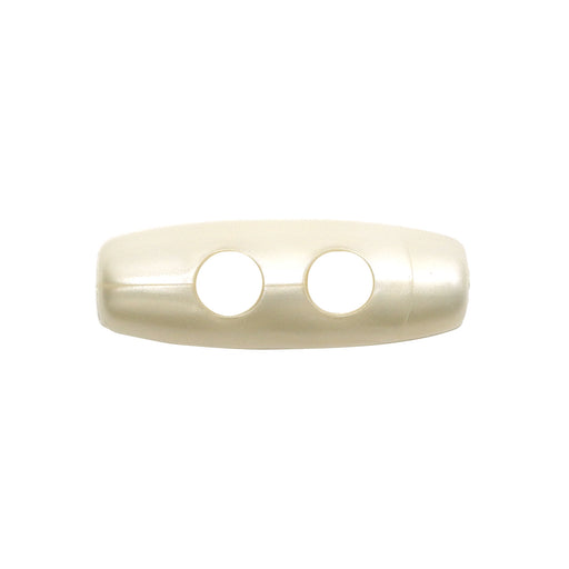 25-TGLBTN-T13-25mm White Pearl Effect Toggle Button-Lardedar