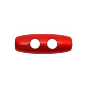 25-TGLBTN-T9-25mm Red Pearl Effect Toggle Button-Lardedar
