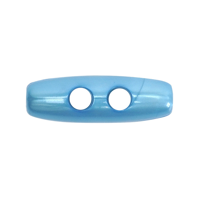 30-TGLBTN-T9-30mm Light Blue Pearl Effect Toggle Button-lardedar