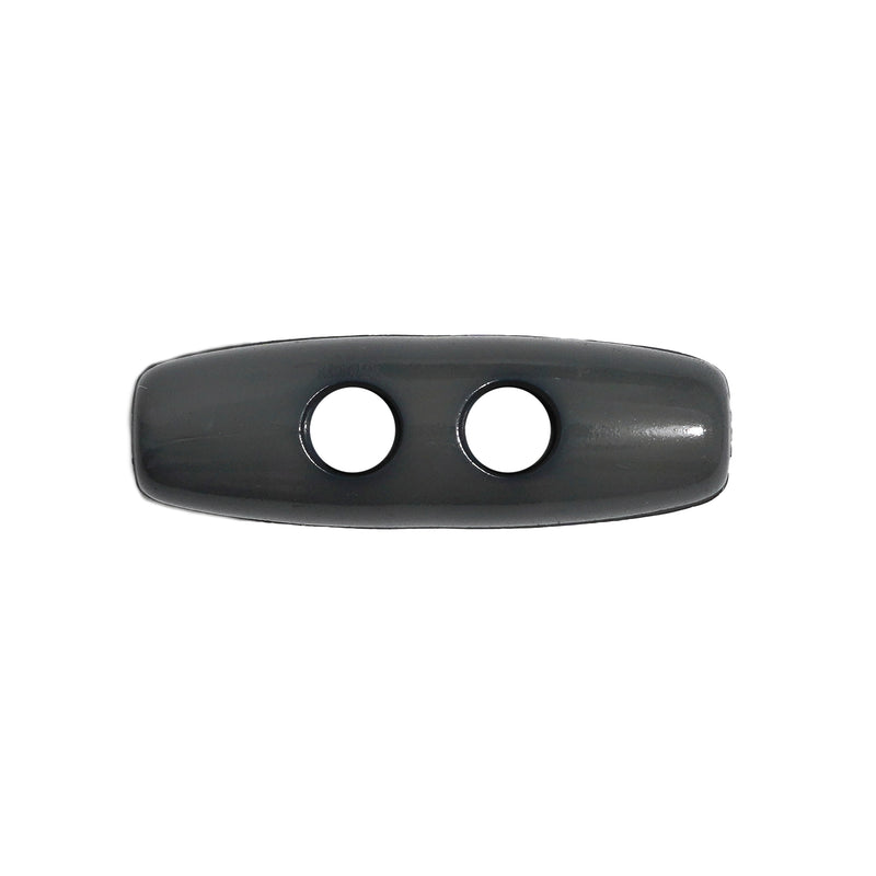 30mm Grey Gloss Finish Toggle Buttons 10 Pcs