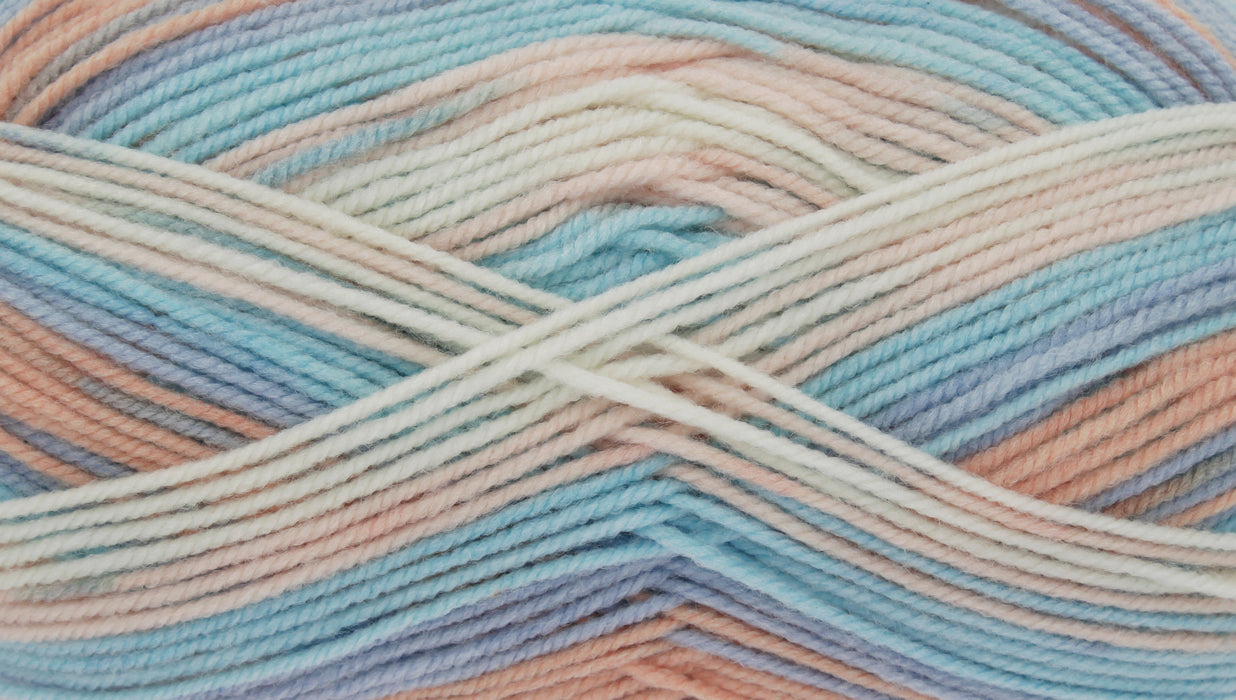 King Cole Beaches DK Yarn in 4278 - Bondi-Beach - 100g Ball of Variegated Wool