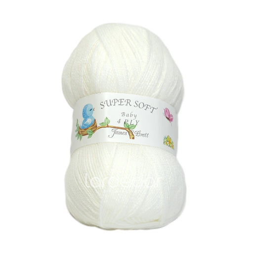 BY4-White-4Ply-Baby-Yarn-James-C-Brett