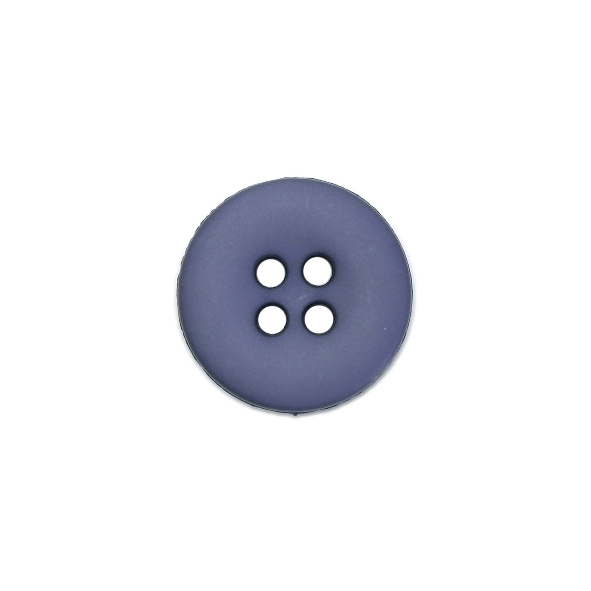 15mm Gravel Blue Matte Round Edged Buttons (5 Pcs) — Lardedar