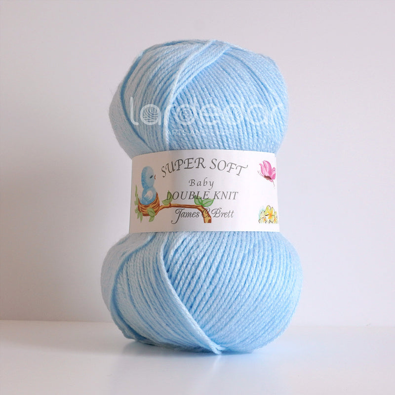 James C Brett Baby DK Wool - BB5 Baby Blue - 100g Knitting Yarn