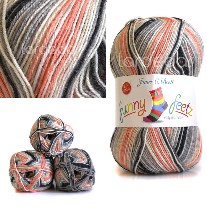 James-C-Brett-Funny-Feetz-4Ply-Sock-Yarn-FZB14-all